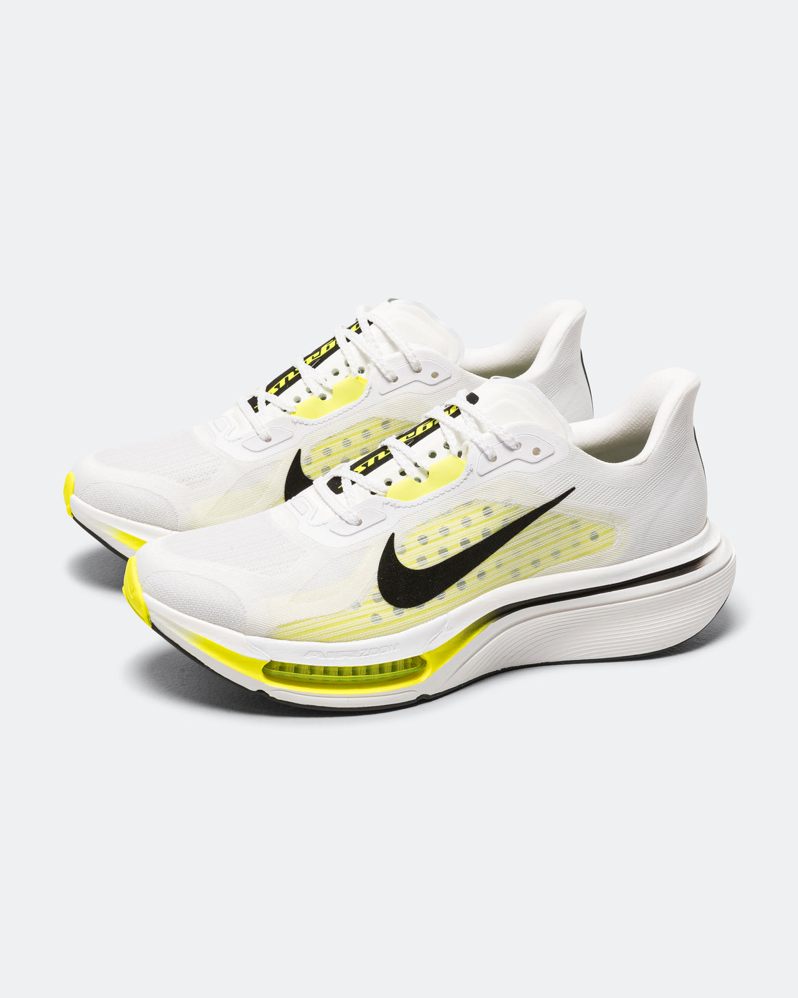 Nike - Mens Pegasus Plus 2 - White/Black-Lemon Venom - Up There Athletics