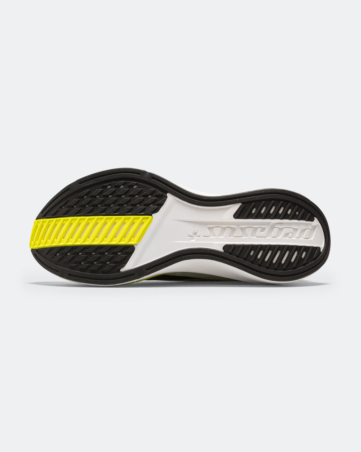 Nike - Mens Pegasus Plus 2 - White/Black-Lemon Venom - Up There Athletics