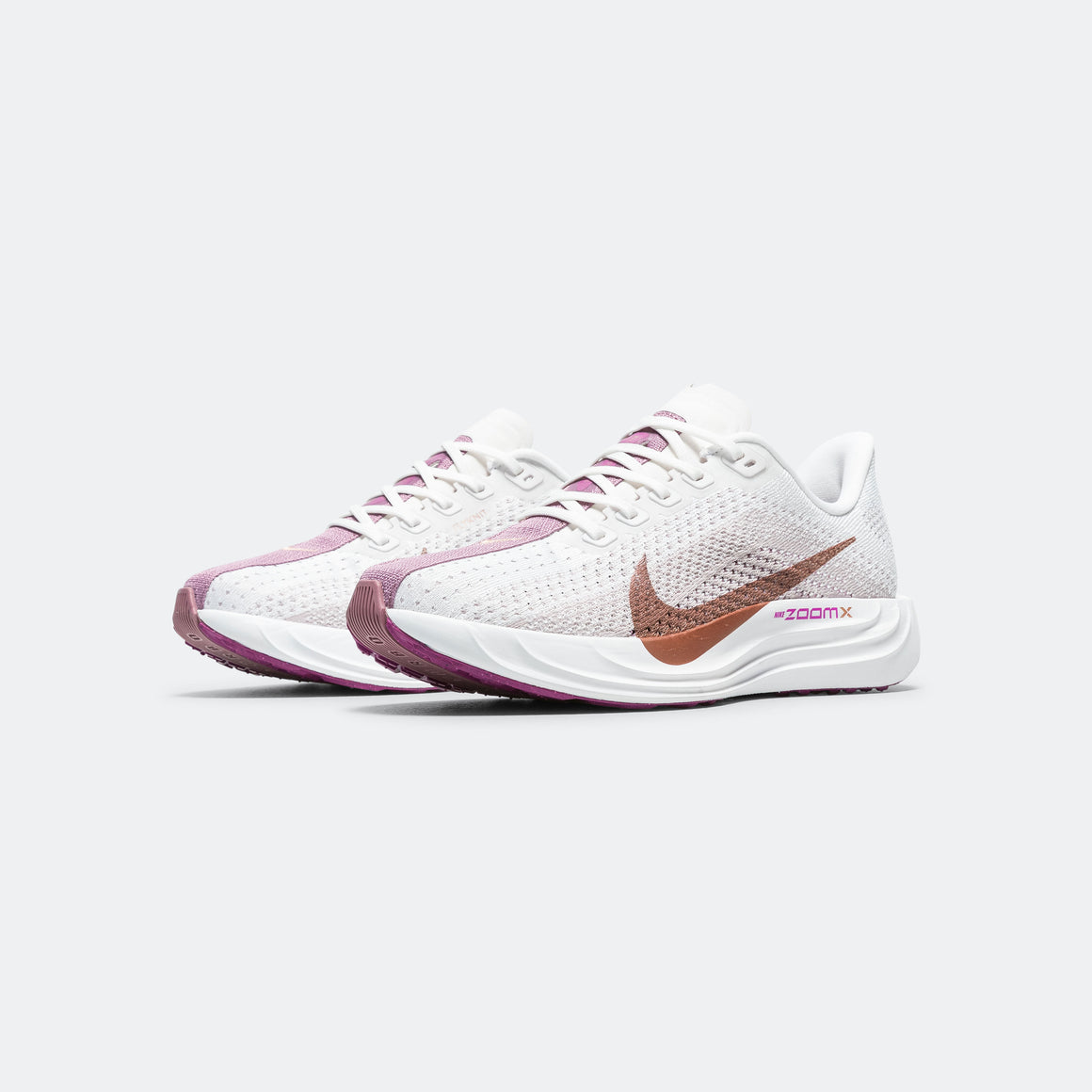 Nike - Womens Pegasus Plus - White/Metallic Red Bronze - Up There Athletics