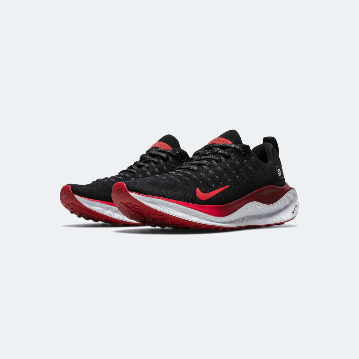 Nike - Mens ReactX Infinity Run 4 - Black/Fire Red - Up There Athletics