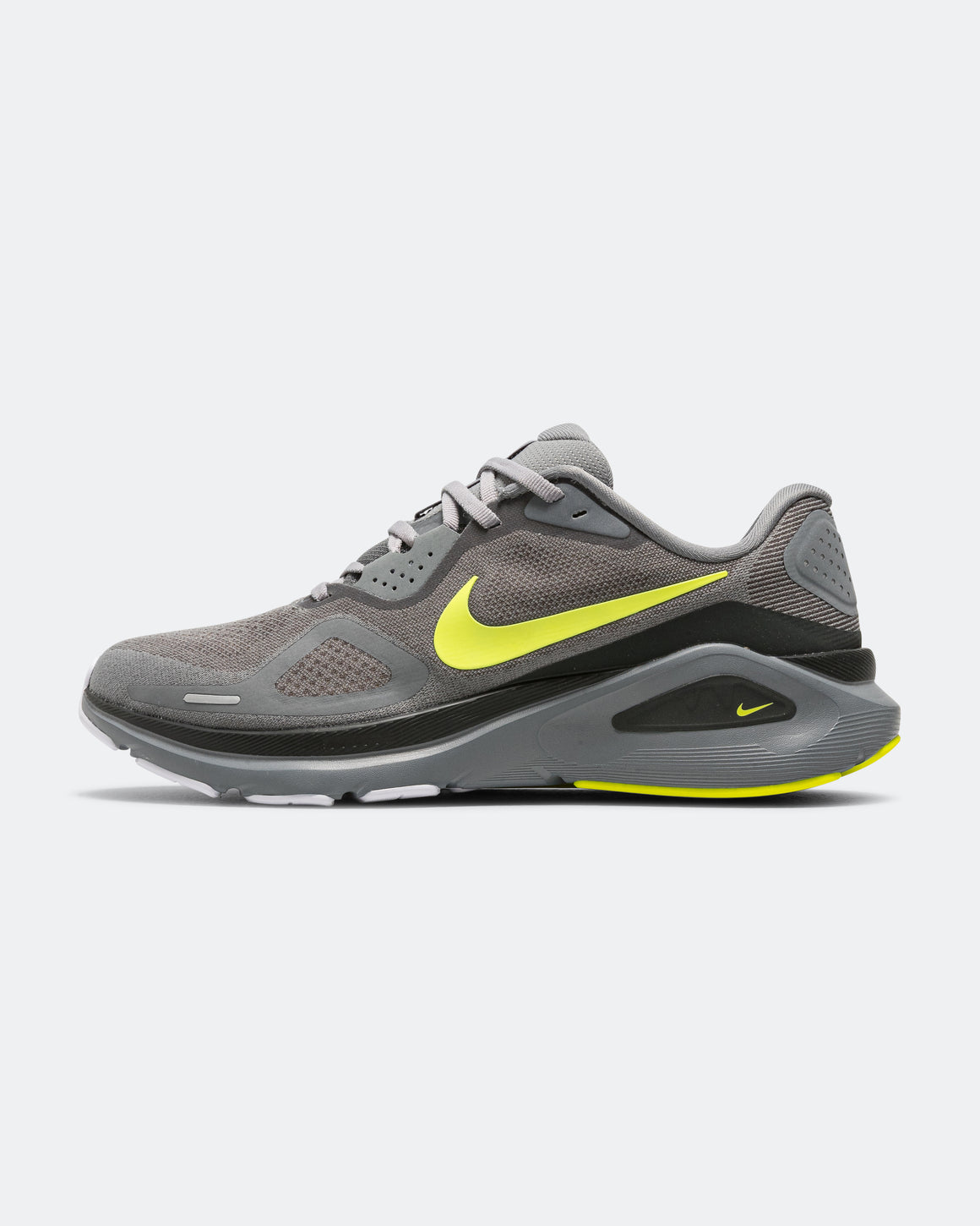 Nike - Mens Structure 26 - Cool Grey/Lemon Venom-Dk Smoke Grey - Up There Athletics
