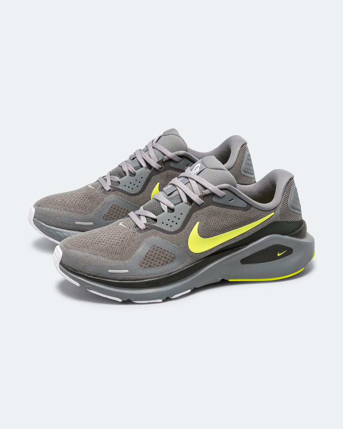 Nike - Mens Structure 26 - Cool Grey/Lemon Venom-Dk Smoke Grey - Up There Athletics