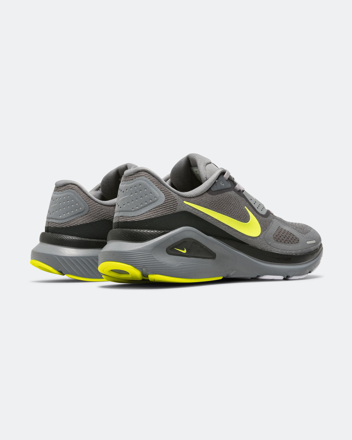 Nike - Mens Structure 26 - Cool Grey/Lemon Venom-Dk Smoke Grey - Up There Athletics