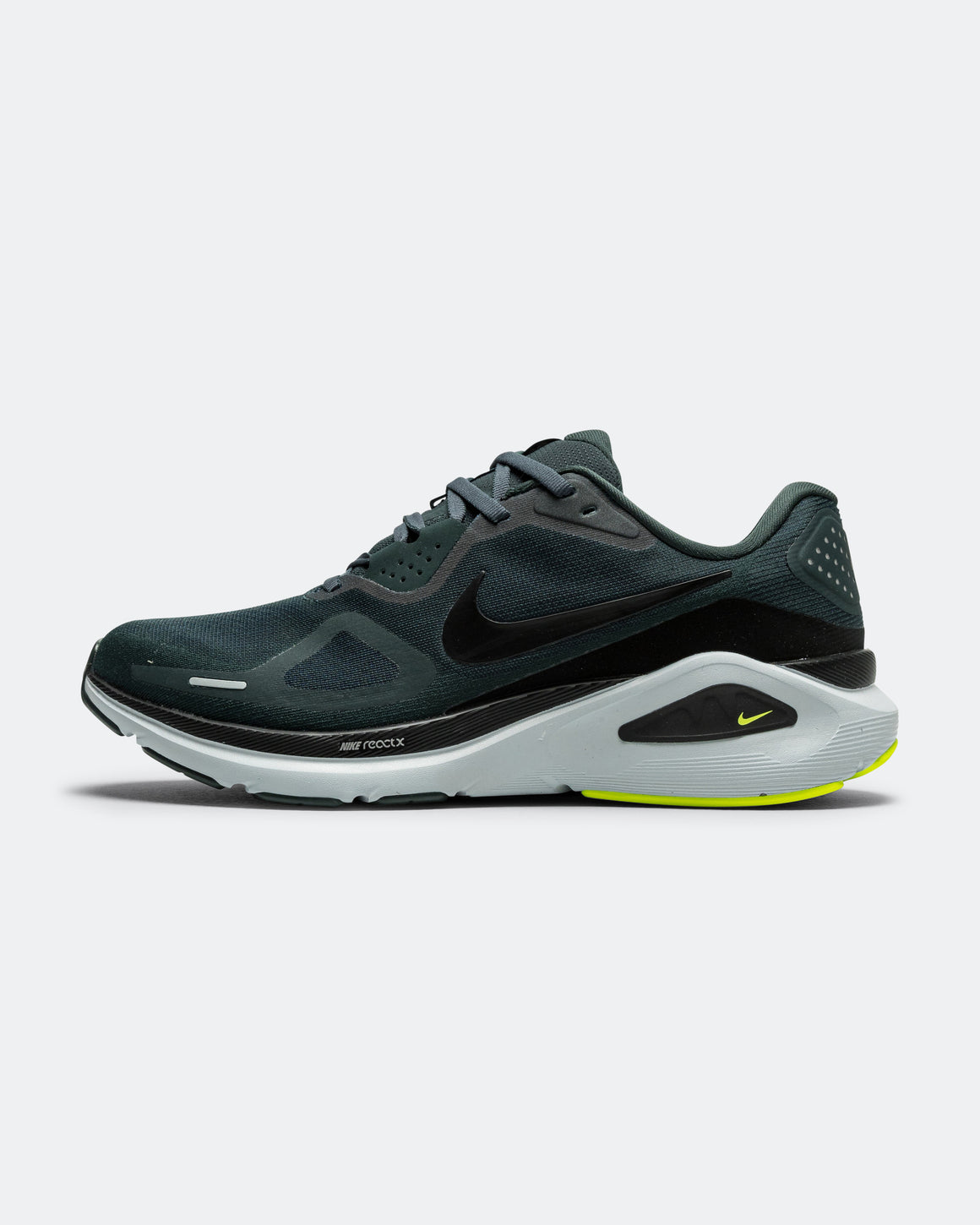 Nike - Mens Structure 26 - Seaweed/Black-Volt-Pure Platinum - Up There Athletics