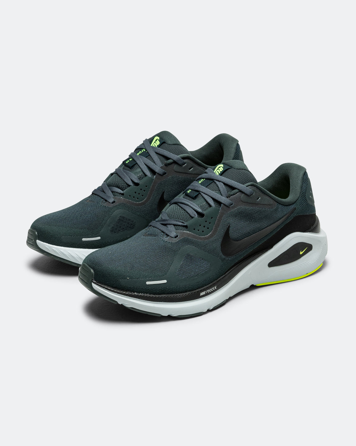 Nike - Mens Structure 26 - Seaweed/Black-Volt-Pure Platinum - Up There Athletics