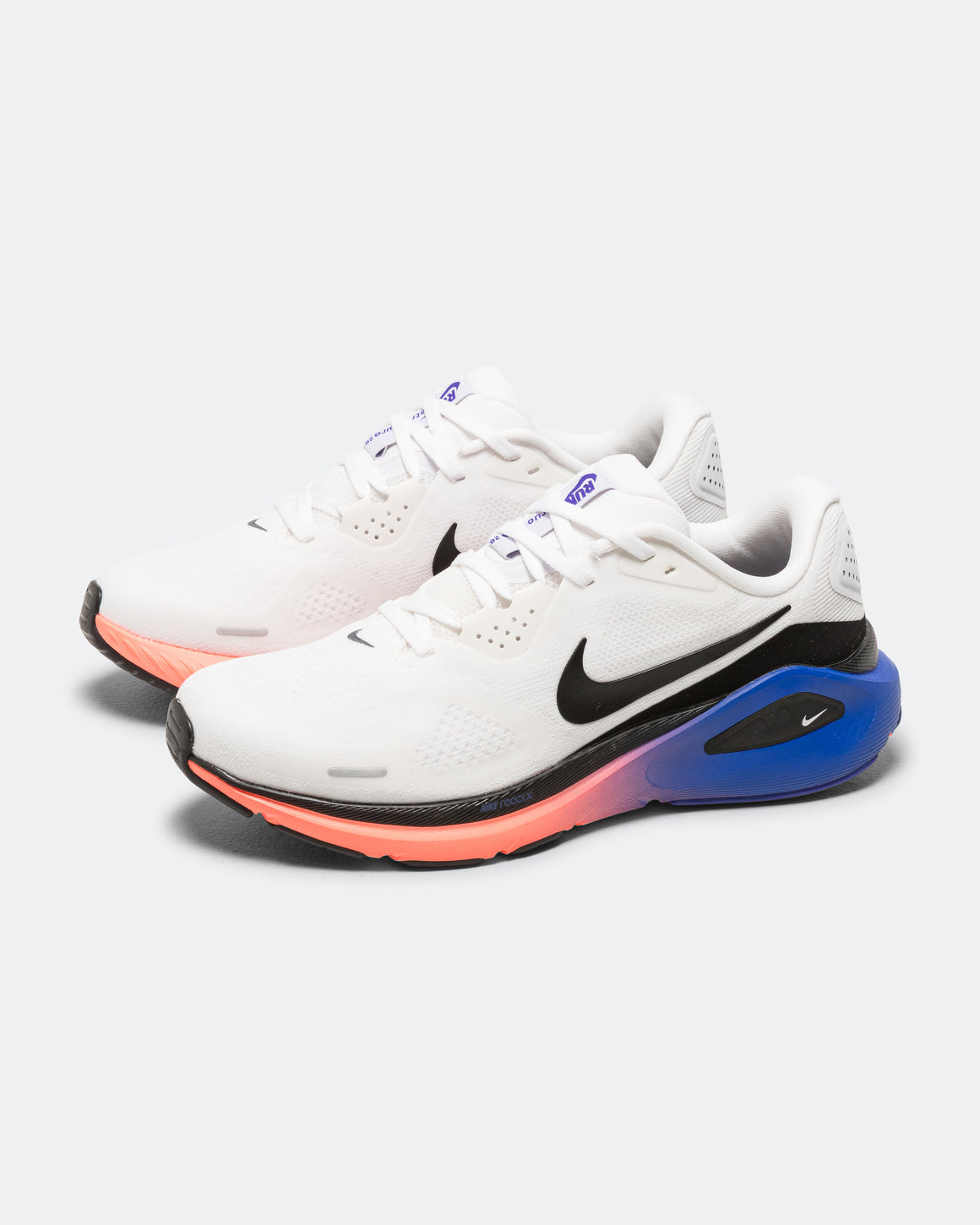 Nike - Mens Structure 26 - White/Black-Atomic Pink-Racer Blue - Up There Athletics