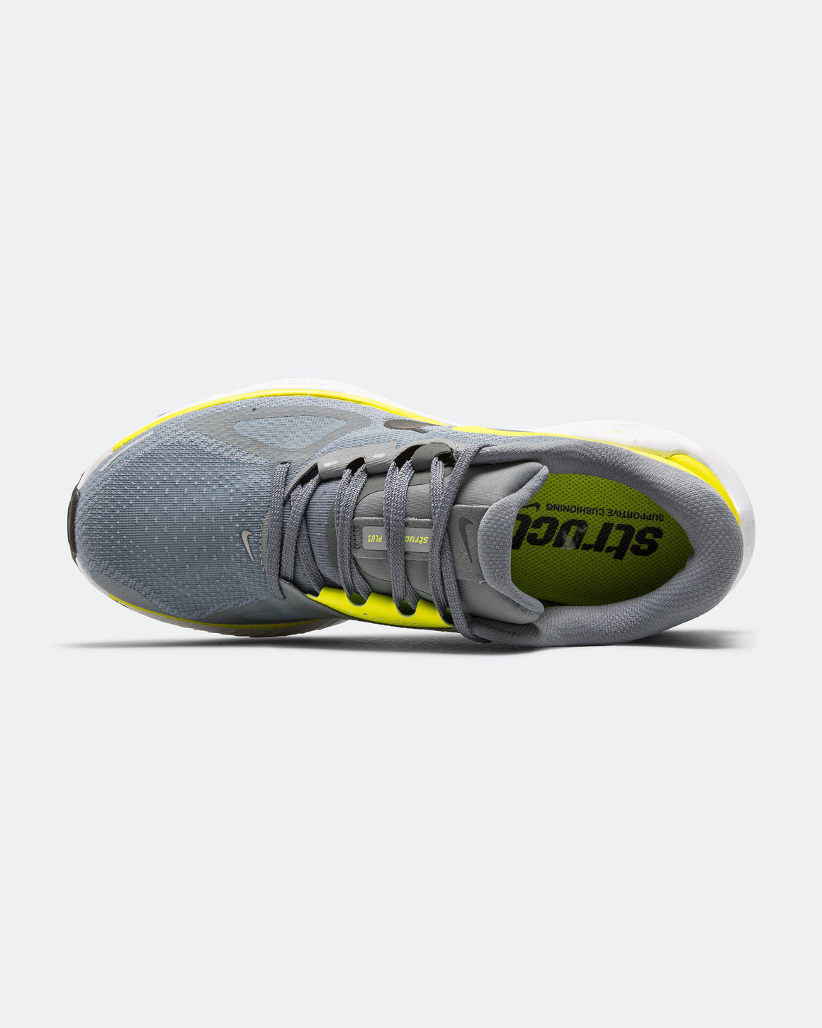 Nike - Mens Structure Plus - Cool Grey/Black-Lemon Venom-White - Up There Athletics
