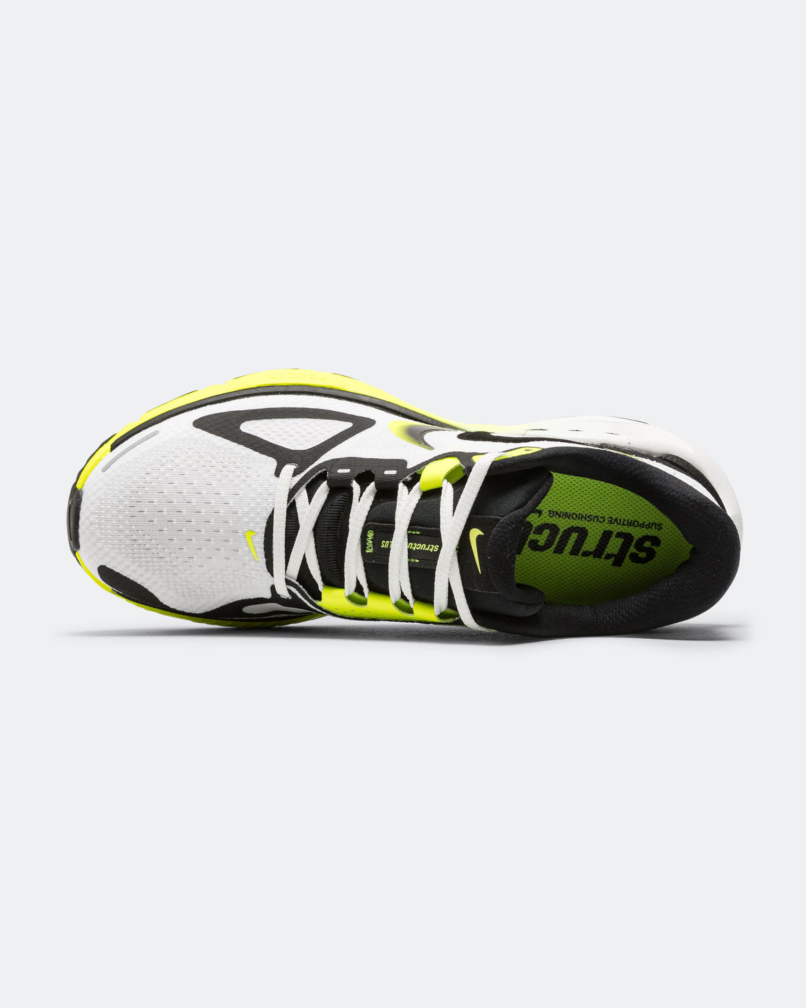 Nike - Mens Structure Plus - White/Black-Volt - Up There Athletics
