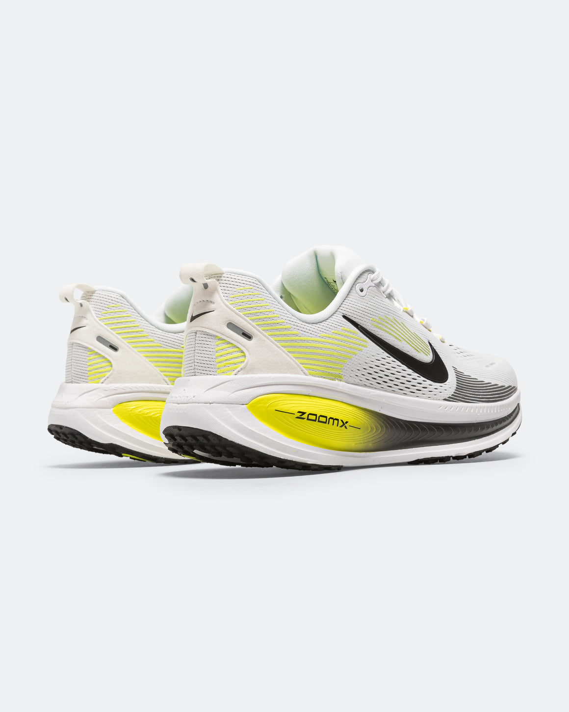 Nike - Mens Vomero 18 - White/Black-Lemon Venom-Dark Grey - Up There Athletics