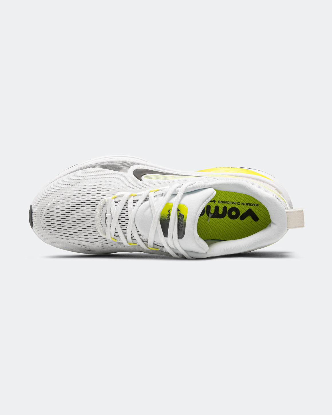 Nike - Mens Vomero 18 - White/Black-Lemon Venom-Dark Grey - Up There Athletics