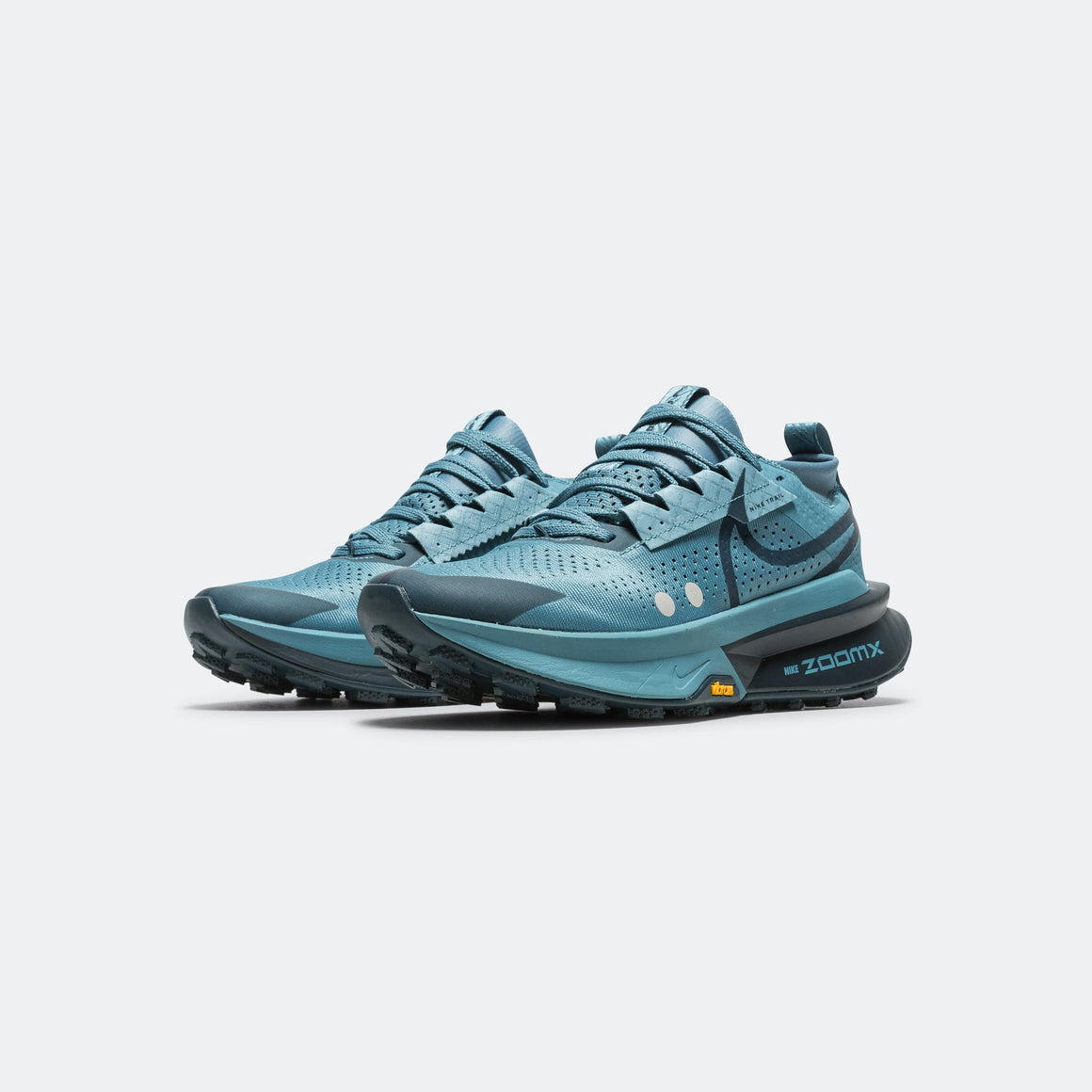 Nike - Mens ZoomX Zegama Trail 2 - Smokey Blue/Armory Navy-Metallic Platinum - Up There Athletics