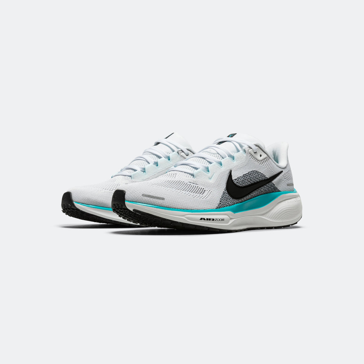 Nike - Mens Air Zoom Pegasus 41 - White/Black - Dusty Cactus - Up There Athletics