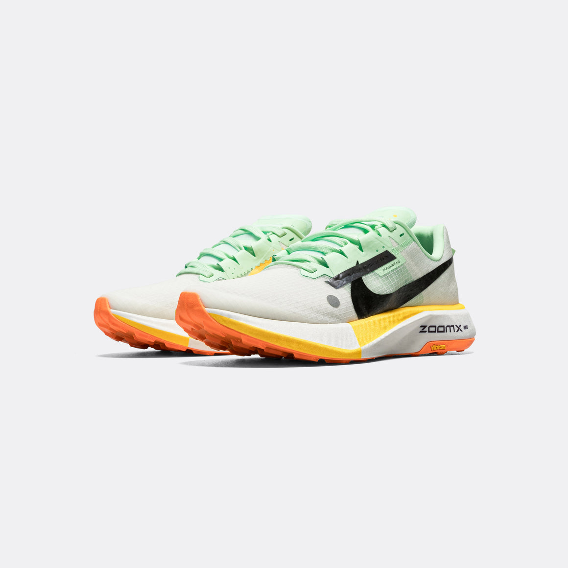 Nike - Mens ZoomX Ultrafly Trail - Summit White/Black-Vapor Green - Up There Athletics