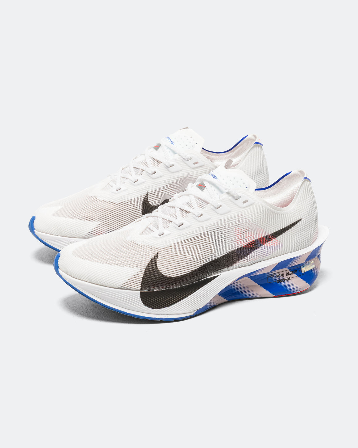 Nike - Mens ZoomX Vaporfly Next% 4 CM - White/Black-Racer Blue-Silt Red - Up There Athletics