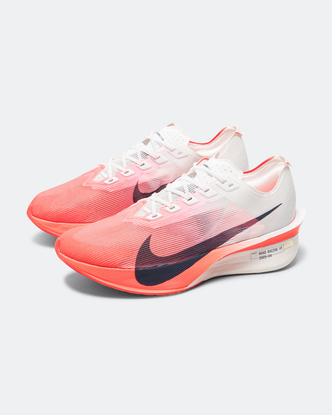 Nike - Mens ZoomX Vaporfly Next% 4 - White/Midnight Navy-Bright Crimson - Up There Athletics