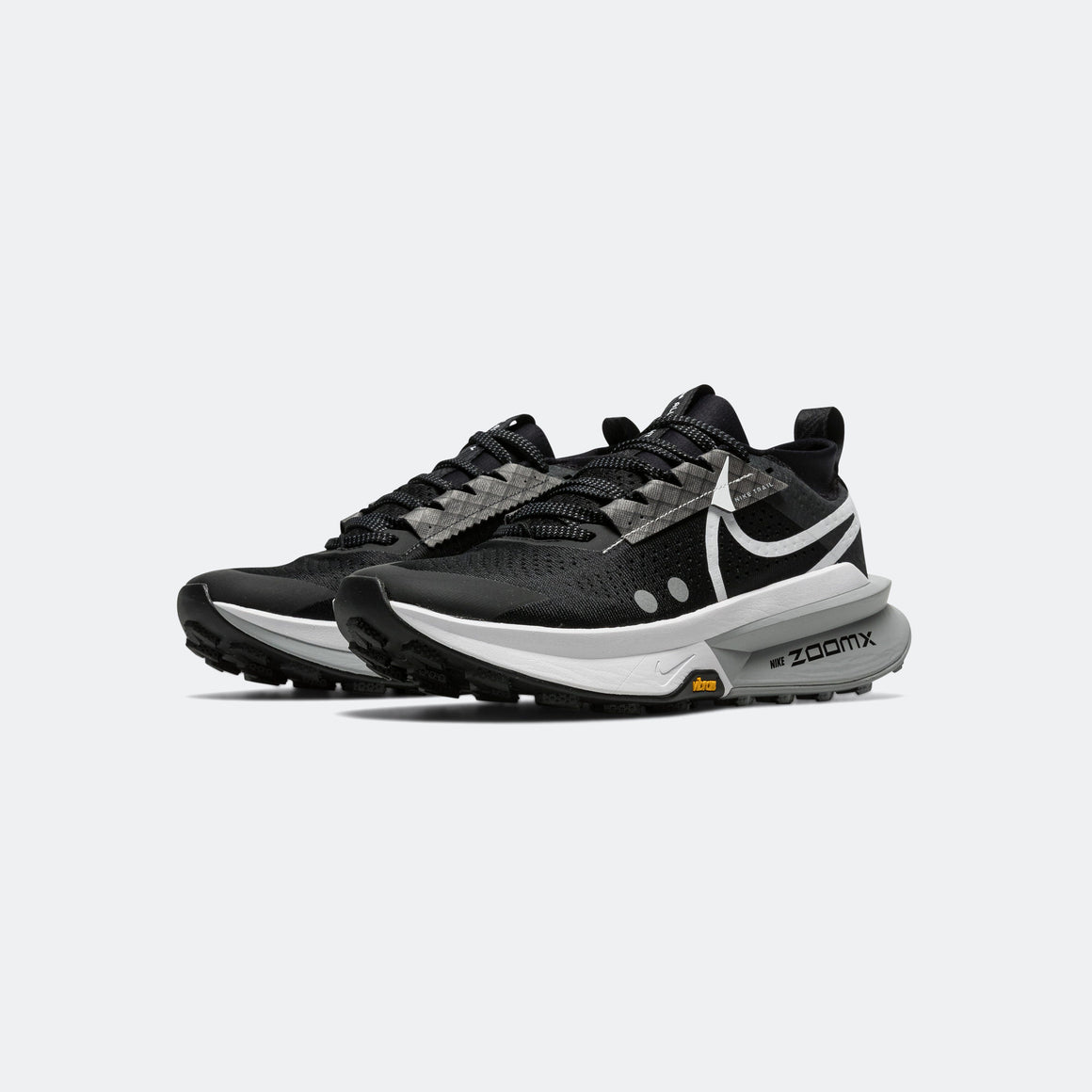 Nike - Mens ZoomX Zegama Trail 2 - Black/White-Wolf Grey - Up There Athletics