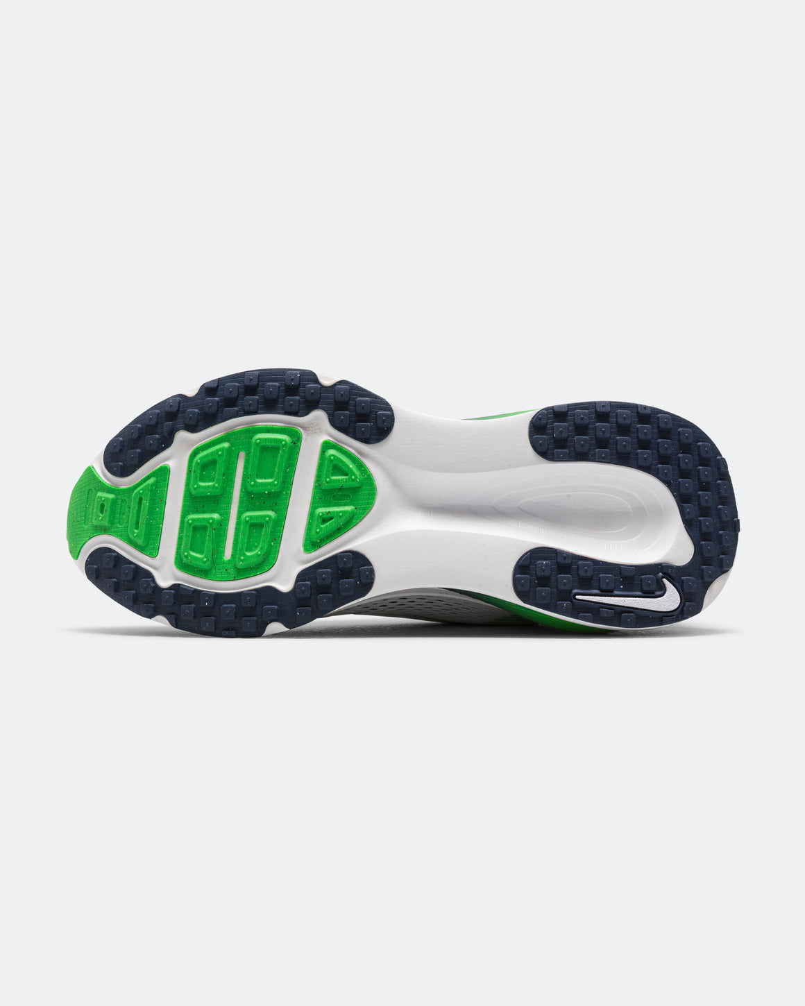 Nike - Mens Vomero 18 - White/MIdnight Navy-Green Spark - Up There Athletics