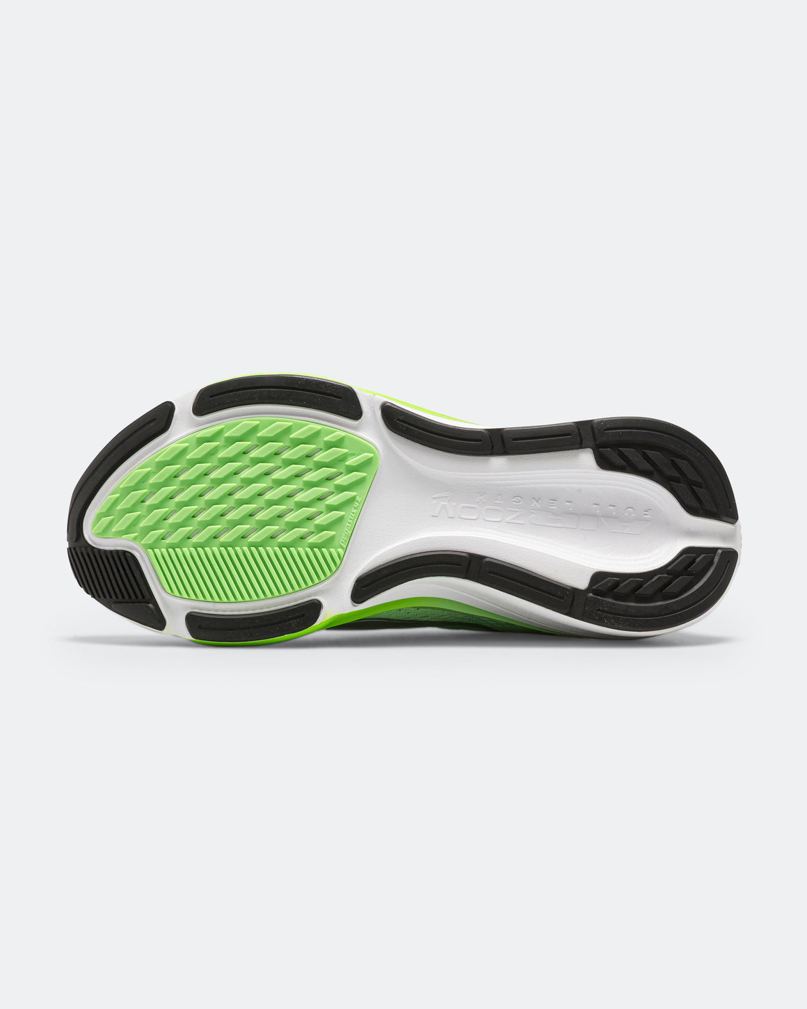 Nike - Womens Air Zoom Pegasus 42 - White/Metallic Silver-Green Strike - Up There Athletics