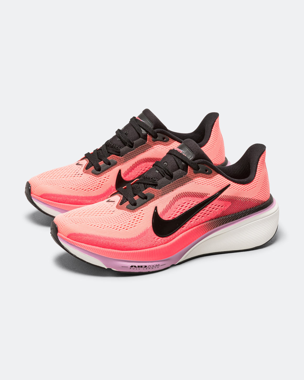 Nike - Womens Air Zoom Pegasus 42 - Lava Glow/Black-Flash Crimson-Lt Magenta - Up There Athletics
