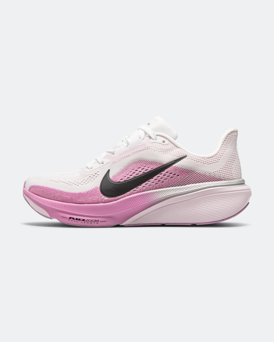 Nike - Womens Air Zoom Pegasus 42 - White/Black-Lt Magenta-Bleached Lilac - Up There Athletics