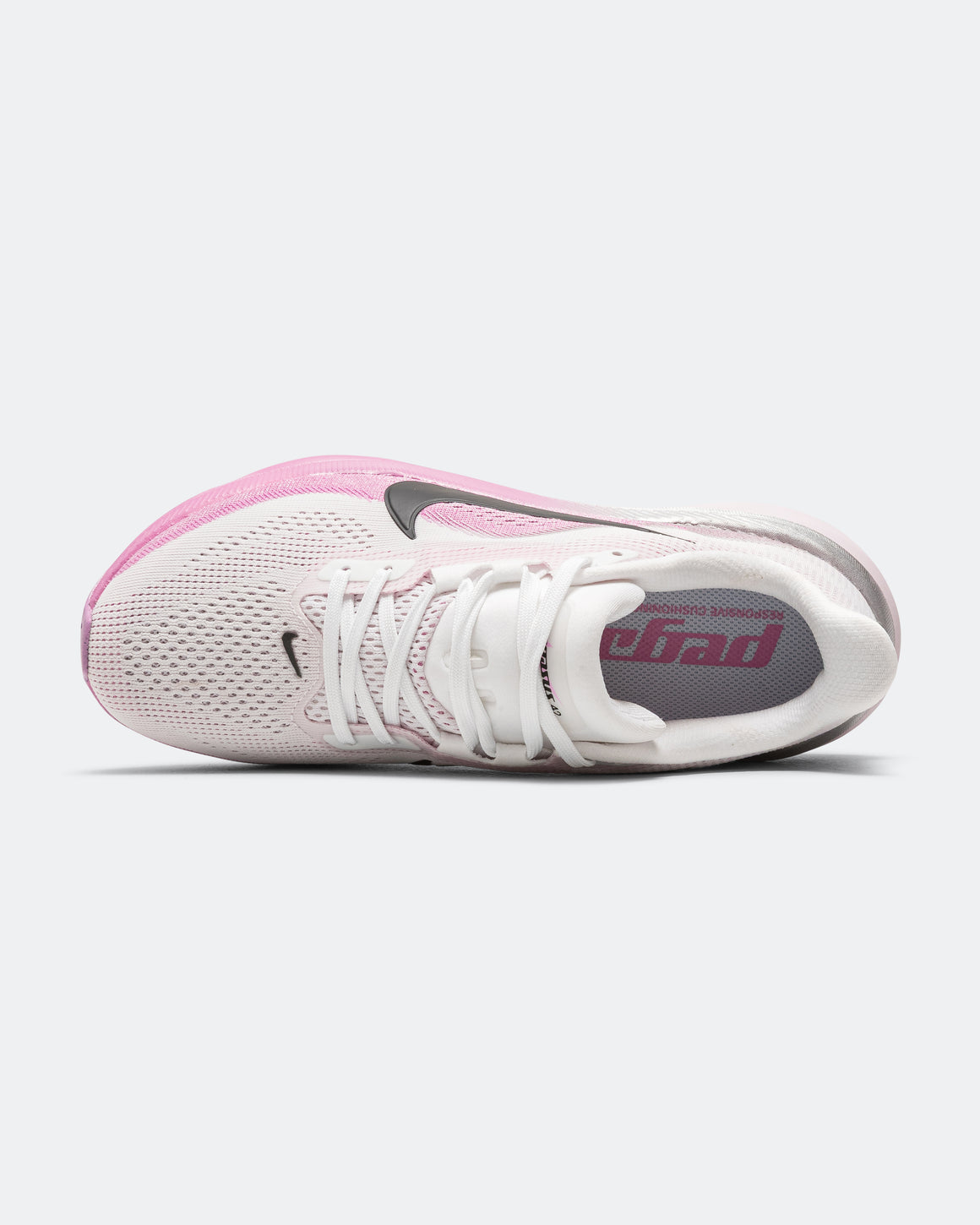 Nike - Womens Air Zoom Pegasus 42 - White/Black-Lt Magenta-Bleached Lilac - Up There Athletics
