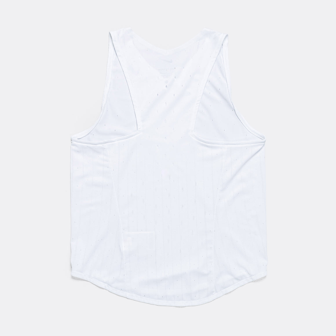 Nike - Womens Dri-FIT ADV AeroSwift Singlet - White/Black - Up There Athletics