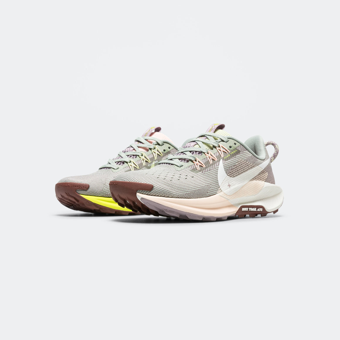 Nike - Womens React Pegasus Trail 5 - Jade Horizon/Sail Crimson - Up There Athletics