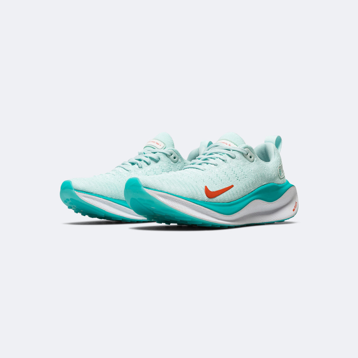 Nike - Womens ReactX Infinity Run 4 - Jade Ice/Picante Red-White - Up There Athletics