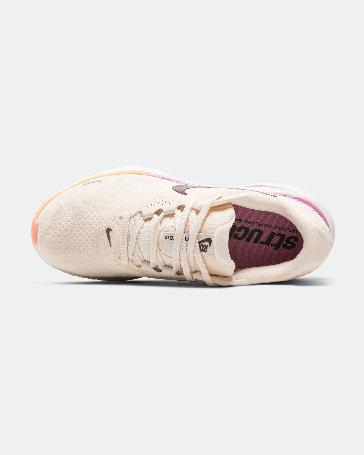 Nike - Womens Structure 26 - Chalk/Tattoo-Lt Magenta-Orange Pulse - Up There Athletics