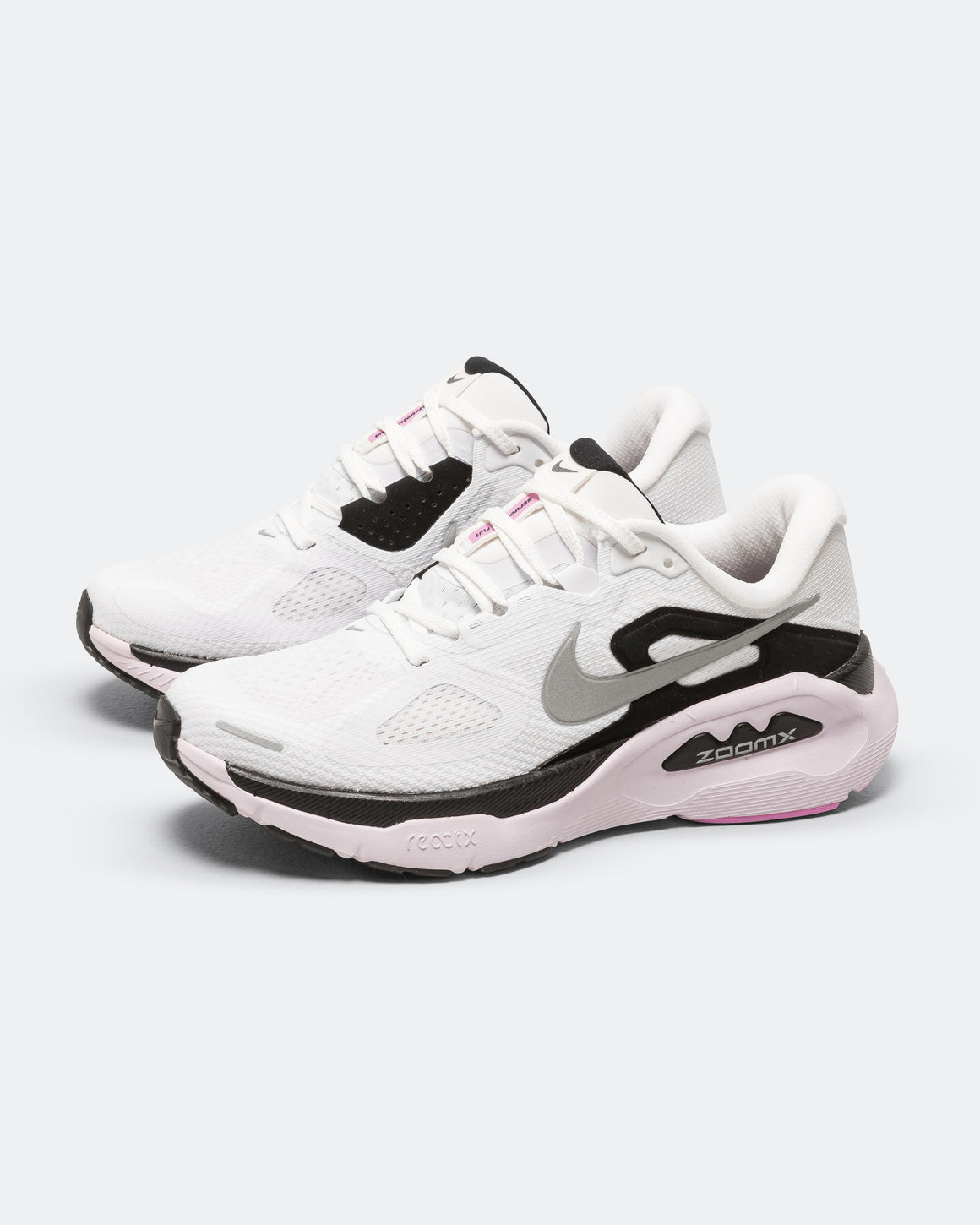Nike - Womens Structure Plus - White/Metallic Silver-Black - Up There Athletics