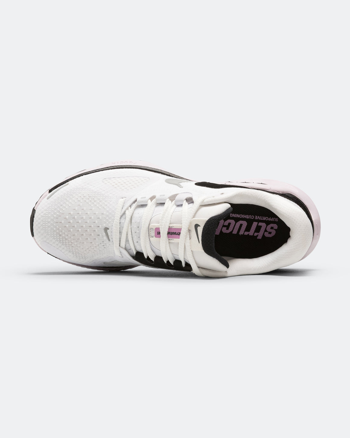 Nike - Womens Structure Plus - White/Metallic Silver-Black - Up There Athletics