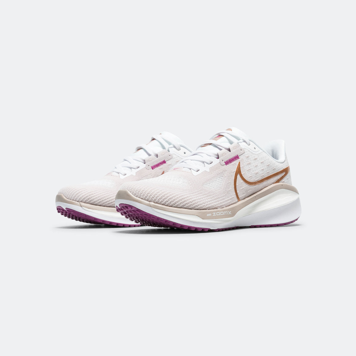 Nike - Womens Vomero 17 - Platinum Violet/Meallic Red Bronze - Up There Athletics