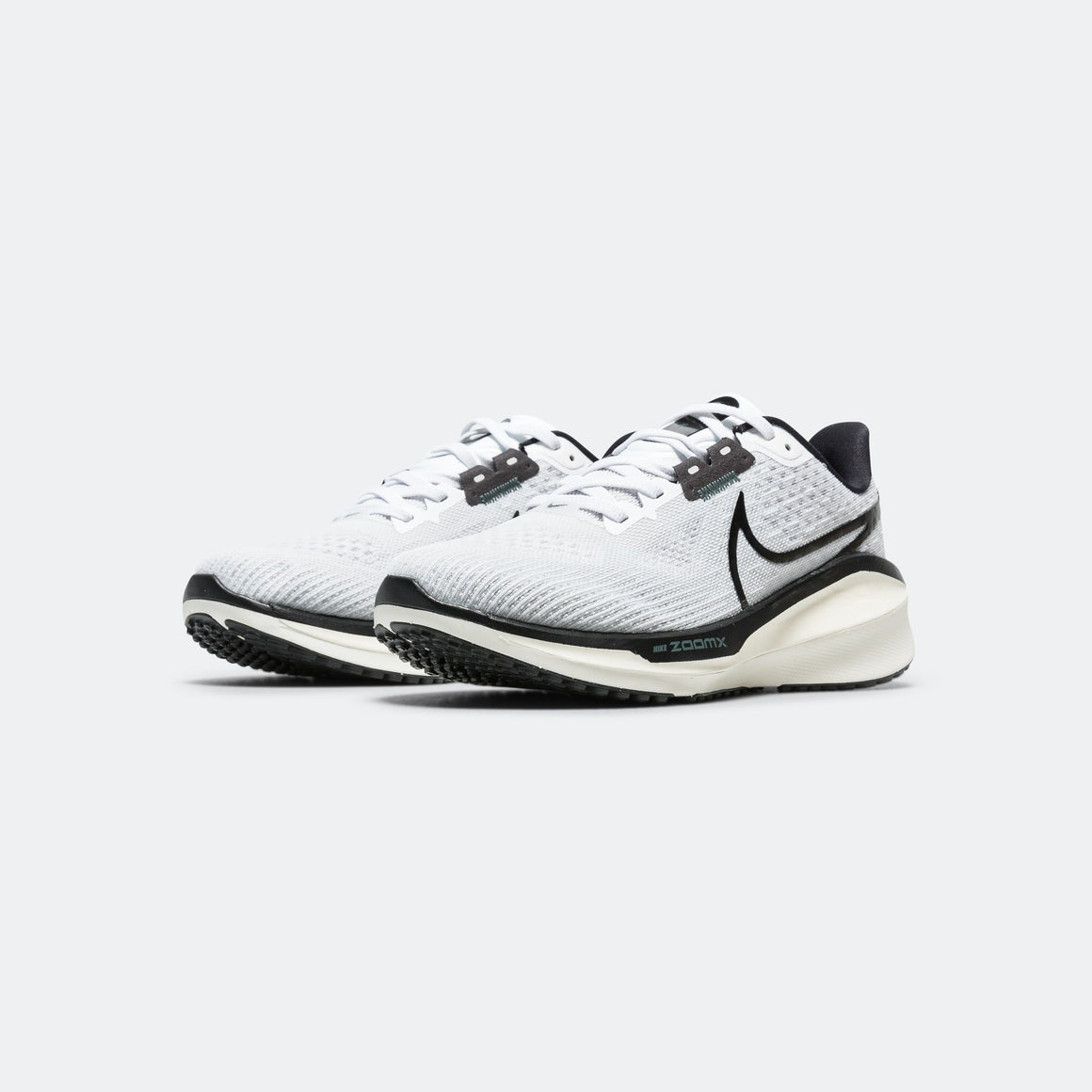 Nike - Womens Vomero 17 - White/Black-Pure Platinum - Up There Athletics