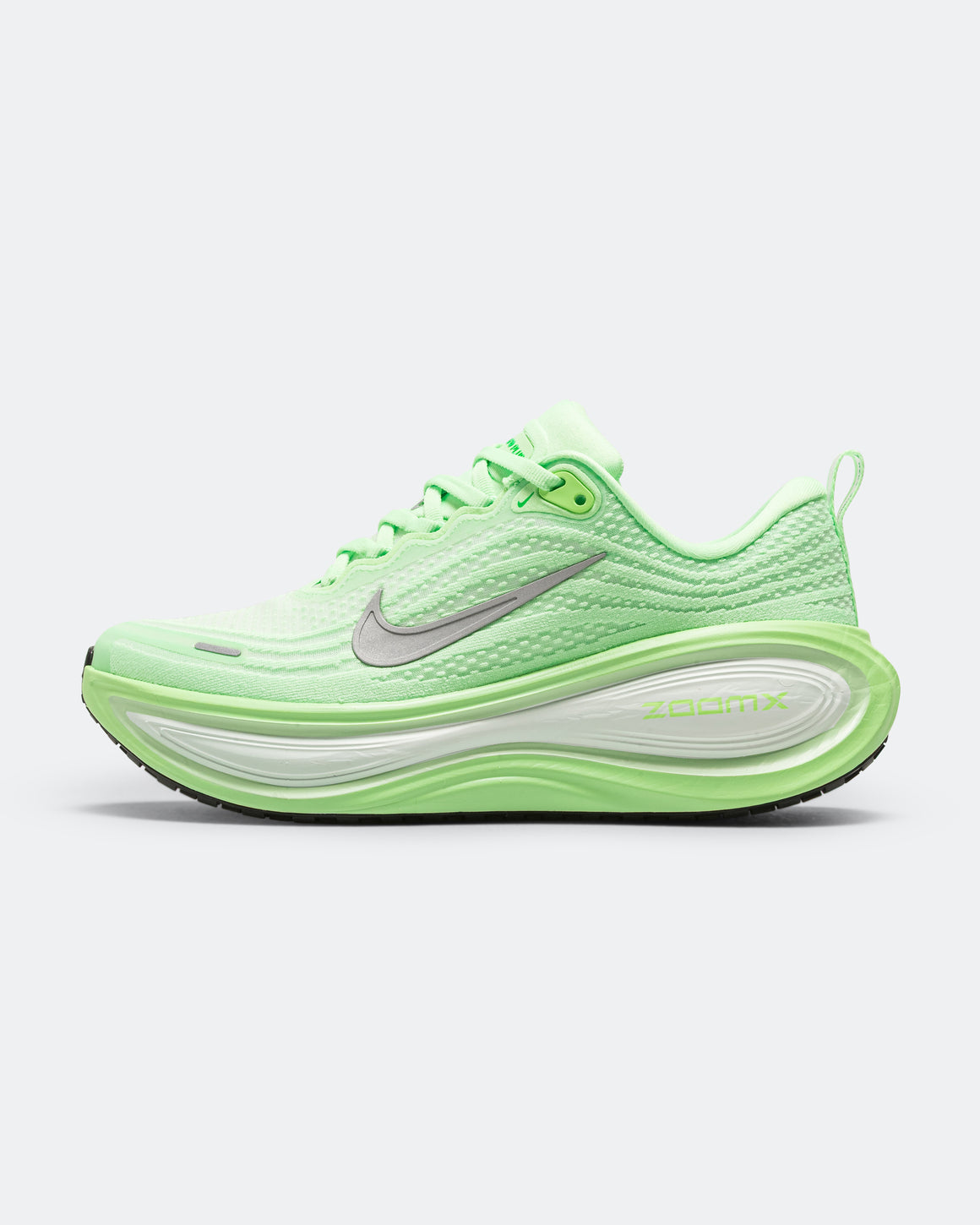 Nike - Womens Vomero Plus - White/Metallic Silver-Illusion Green - Up There Athletics