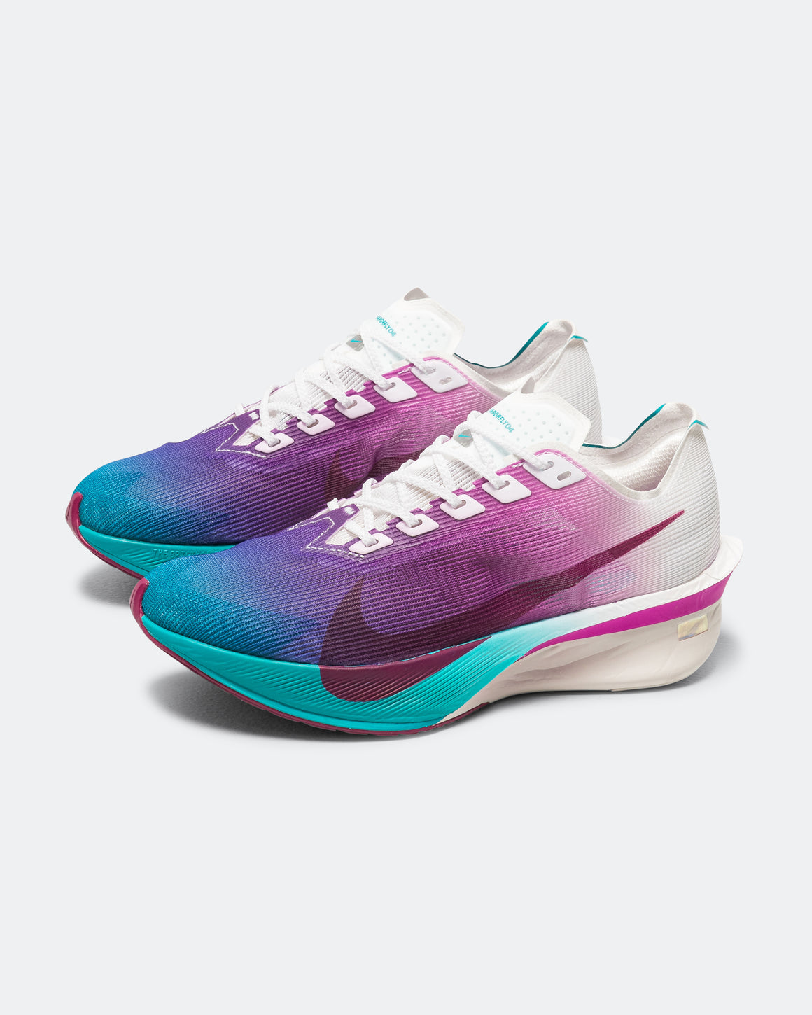 Nike - Womens ZoomX Vaporfly Next% 4 - White/True Berry-Energy-Vivid Purple - Up There Athletics