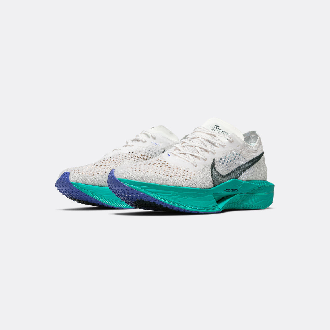 Nike - Mens ZoomX Vaporfly Next% 3 - White/Deep Jungle-Jade Ice - Up There Athletics