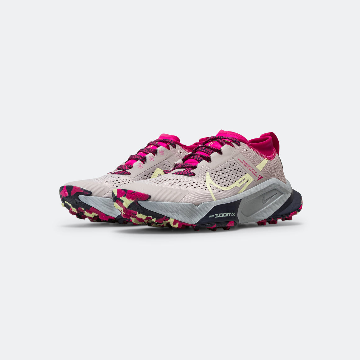 Nike - Womens ZoomX Zegama Trail - Platinum Violet/Luminous Green - Up There Athletics