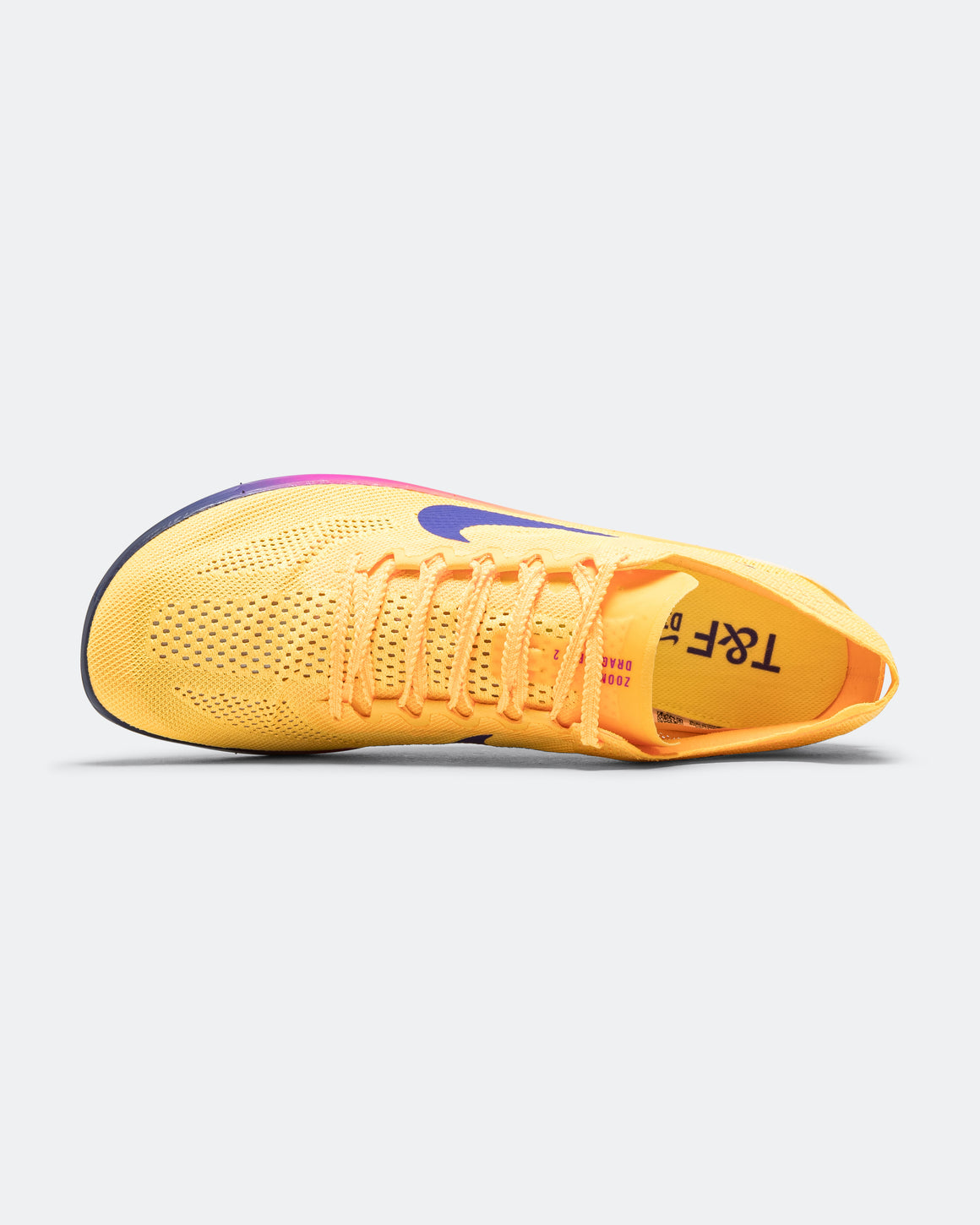 Nike - ZoomX Dragonfly 2 - Citron Pulse/Indigo Burst-Vivid Purple - Up There Athletics