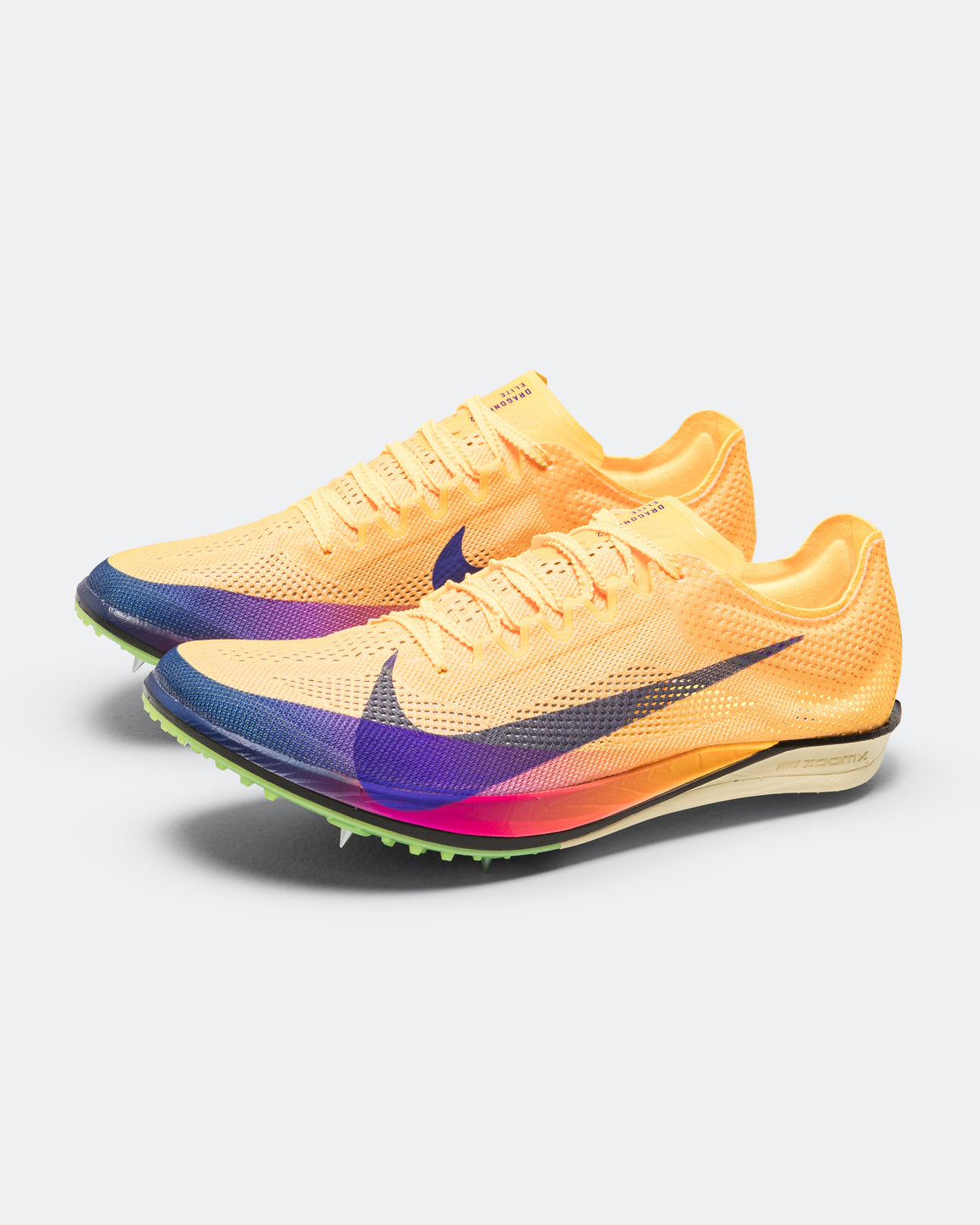 Nike - ZoomX Dragonfly 2 Elite - Citron Pulse/Indigo Burst-Volt Ice - Up There Athletics