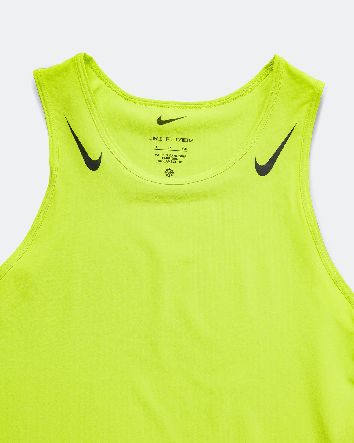 Nike - Womens Aeroswift Dri-FIT ADV Crop Tank - Cyber/Black - Up There Athletics