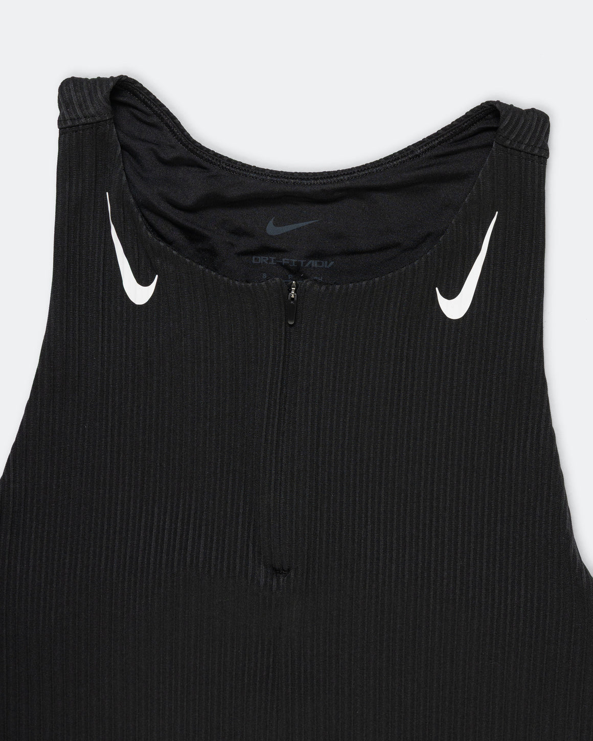 Nike - Womens Dri-FIT ADV Cropped Running Tank Top - Black/White - Up There Athletics