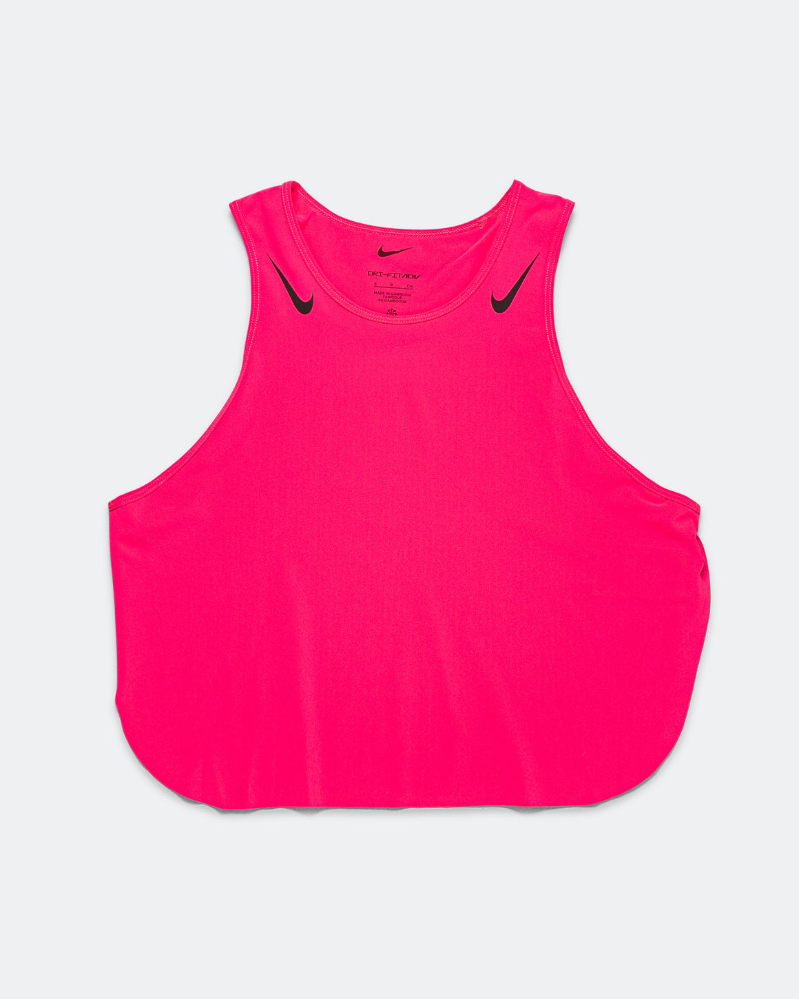 Nike - Womens Dri-FIT ADV Cropped Running Tank Top - Hyper Pink/Black - Up There Athletics