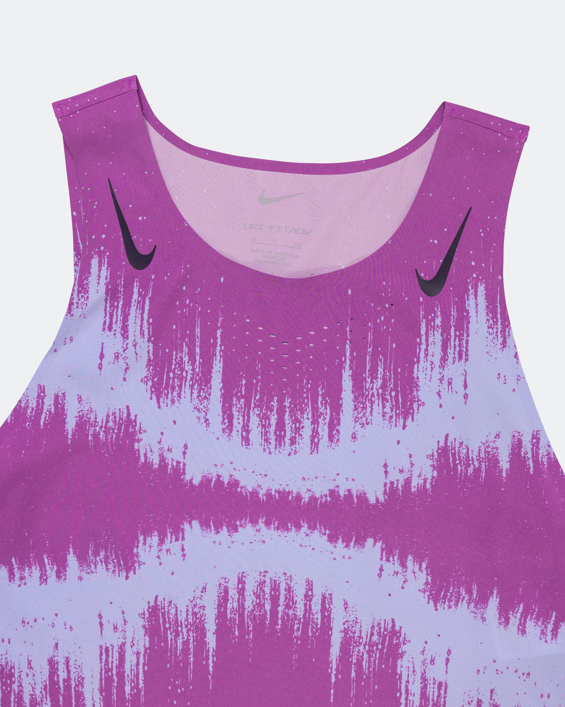 Nike - Womens Dri-FIT ADV Cropped Running Tank Top - Vivid Purple/Purple Dynasty - Up There Athletics