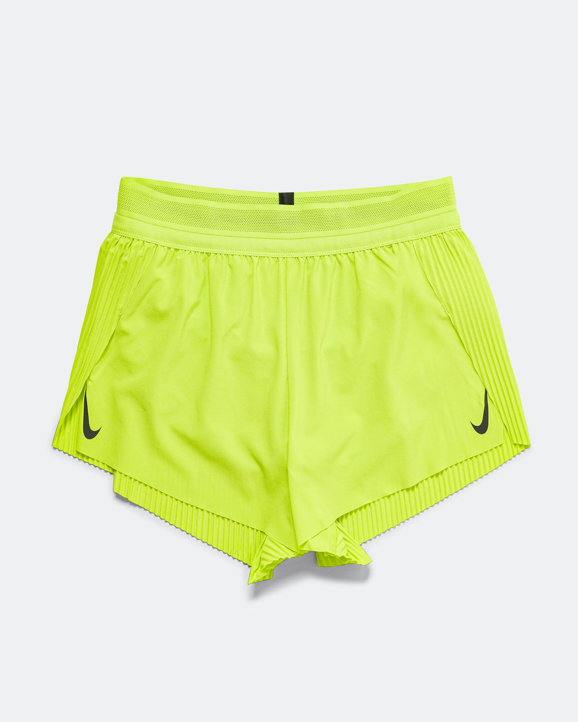 Nike - Womens Dri-FIT ADV Mid-Rise Brief-Lined 3in Running Shorts - Cyber/Black - Up There Athletics