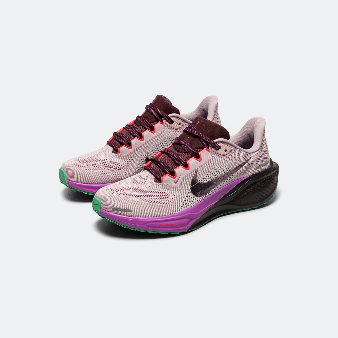 Nike - Womens Air Zoom Pegasus 41 'Faith Kipyegon Breaking4' - Plum/Fuchsia-Burgundy - Up There Athletics
