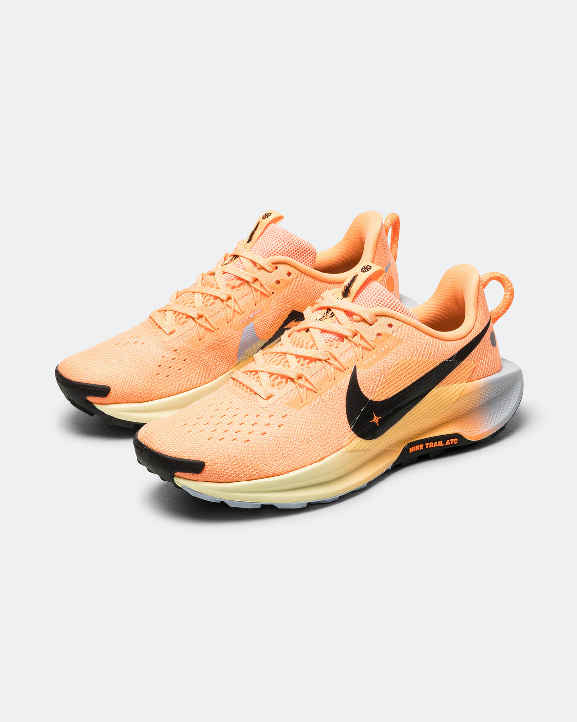 Nike - Womens ReactX Pegasus Trail 5 - Orange Pulse/Black-Ghost-Alabaster - Up There Athletics
