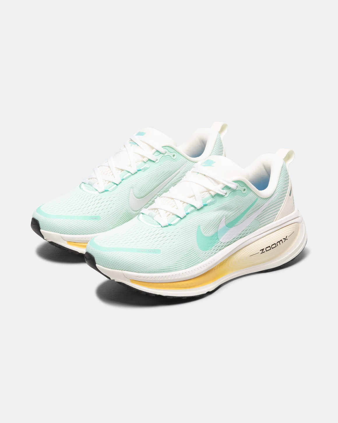 Nike - Womens Vomero 18 - Mint Foam/Bleached Turquoise-Sail-Topaz Gold - Up There Athletics