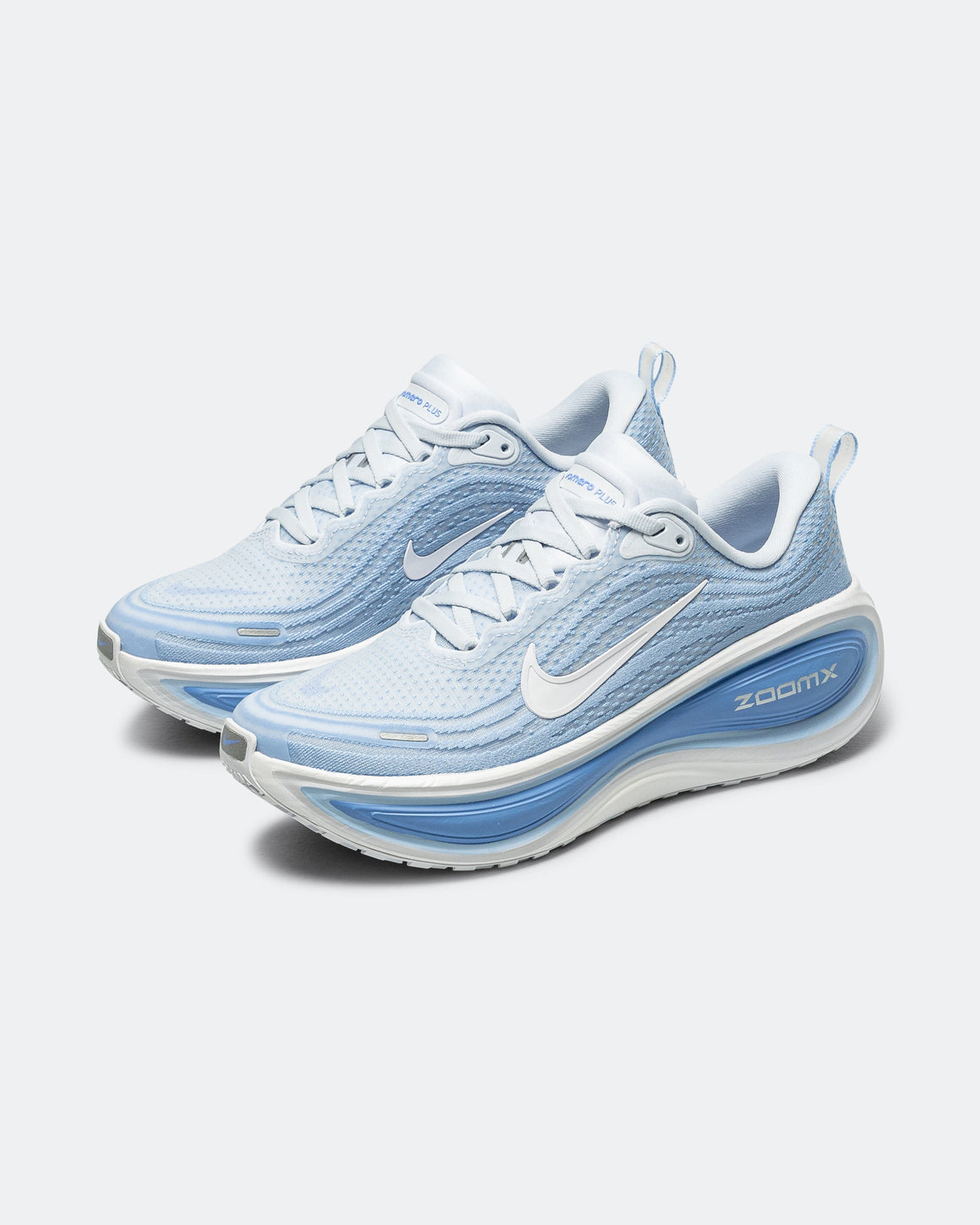 Nike - Womens Vomero Plus - Football Grey/White-Aluminium-Royal Pulse - Up There Athletics
