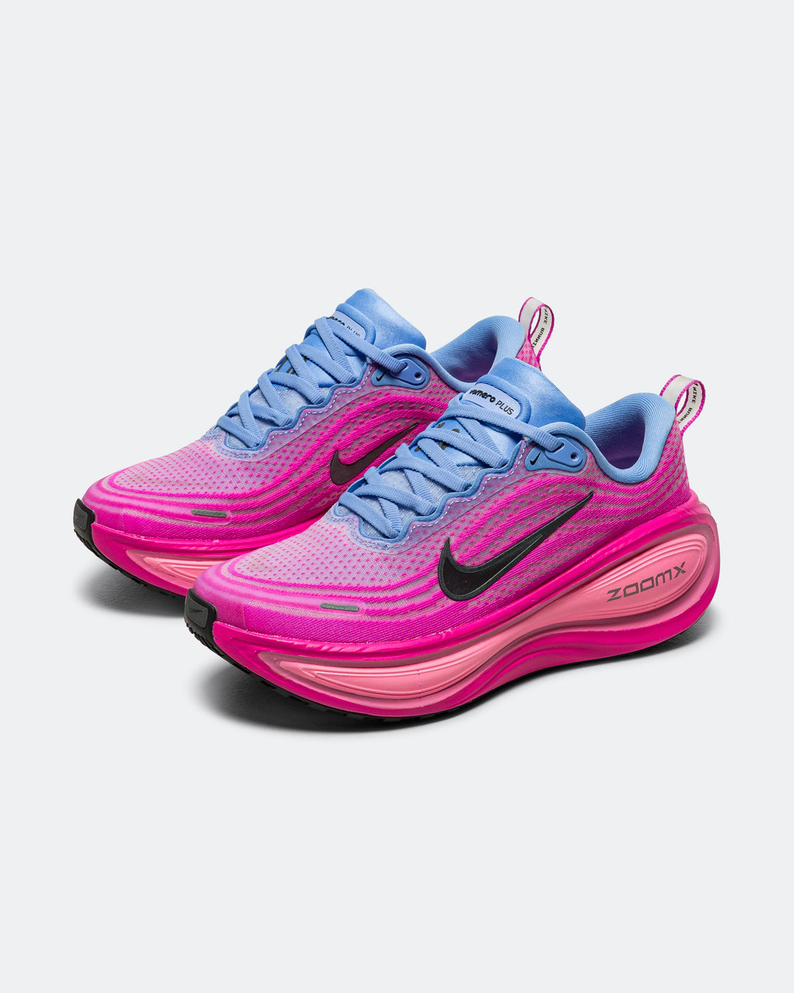 Nike - Womens Vomero Plus - Royal Pulse/Metallic Dark Grey-Fire Pink - Up There Athletics