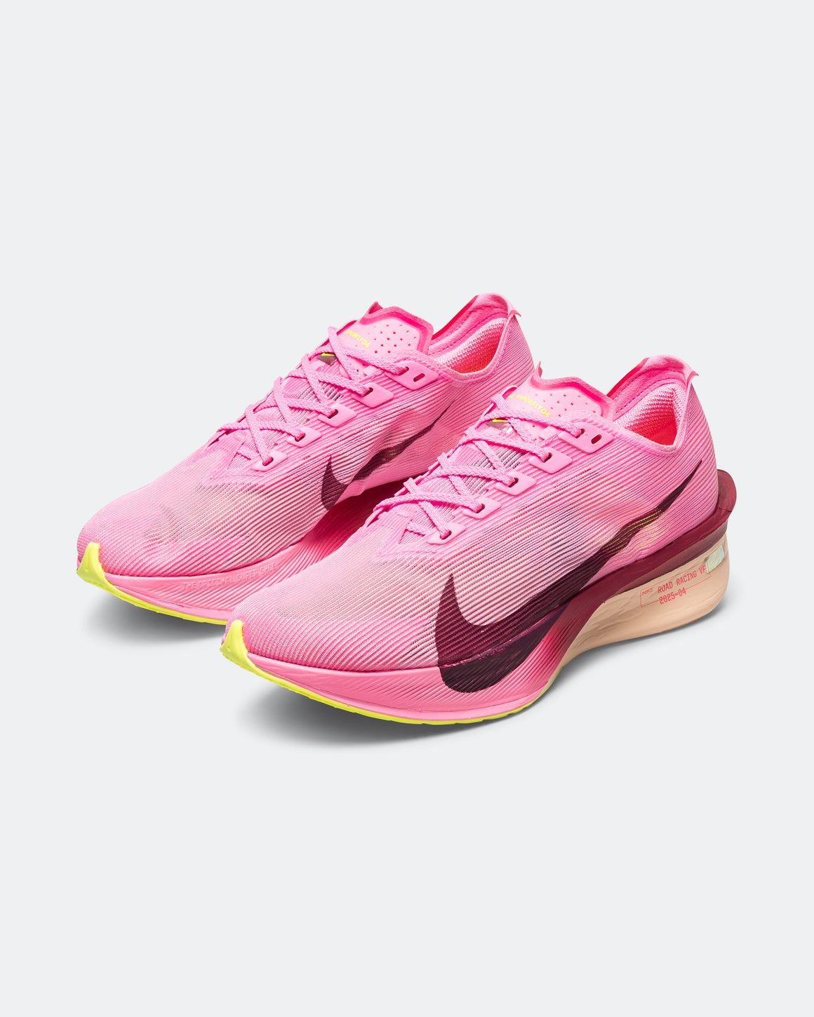 Nike - Womens ZoomX Vaporfly Next% 4 - Pink Spell/Bordeaux-Hyper Pink-Volt - Up There Athletics